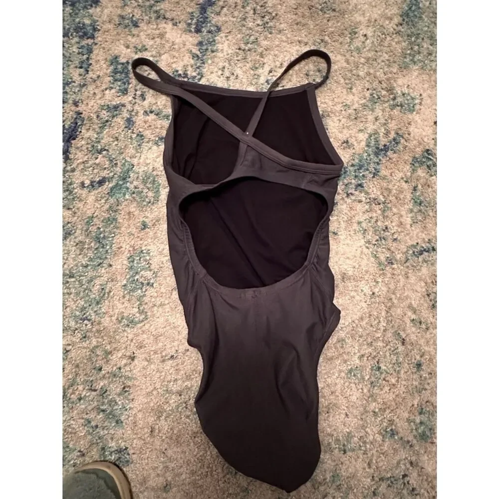 NWT Adidas Women's Solid Infinitex Splice Performance One Piece Swimsuit - Picture 7 of 8